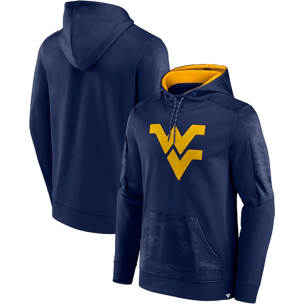 Men's West Virginia Mountaineers Navy On The Ball Pullover Hoodie